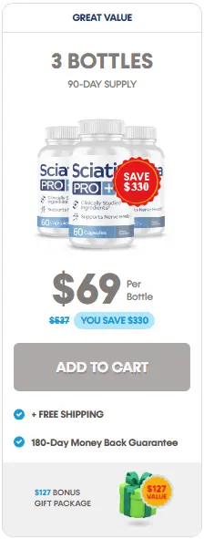 sciatica pro 3 bottles price