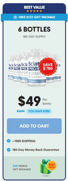 sciatica pro 6 bottles price